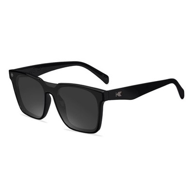 Knockaround Piano Black Afters Sunglasses | Polarized Blk Smoke UV400 | AFSK3381