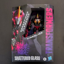 Hasbro Transformers IDW   s Shattered Glass Flamewar with Fireglide Deluxe