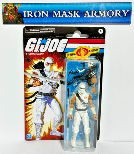 Storm Shadow Retro Cardback GI Joe Classified  In Protective Case