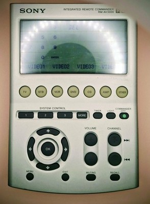 Sony RM-AV3000 Integrated Universal Remote Commander Touch Screen TESTED/WORKS