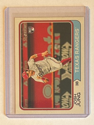 2023 Topps Heritage High Number, Josh Jung, Texas Rangers #512 RC
