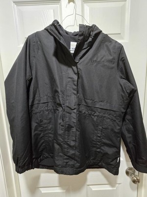 Magellan Outdoors Jacket Rain Wind Breaker Men's Classic Fit XL Black Hooded