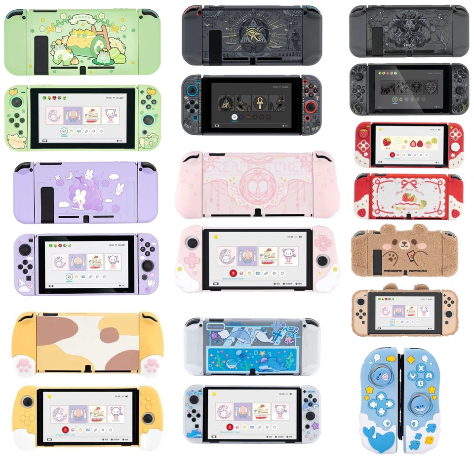 GeekShare Protective Case for Regular Switch/Switch OLED Joy Con Cover UK STOCK