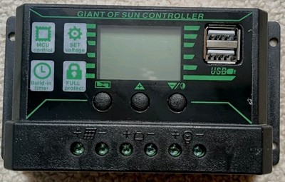 40A MPPT Solarladeregler 12V/24V Giant of the Sun Full Protect Voltage 