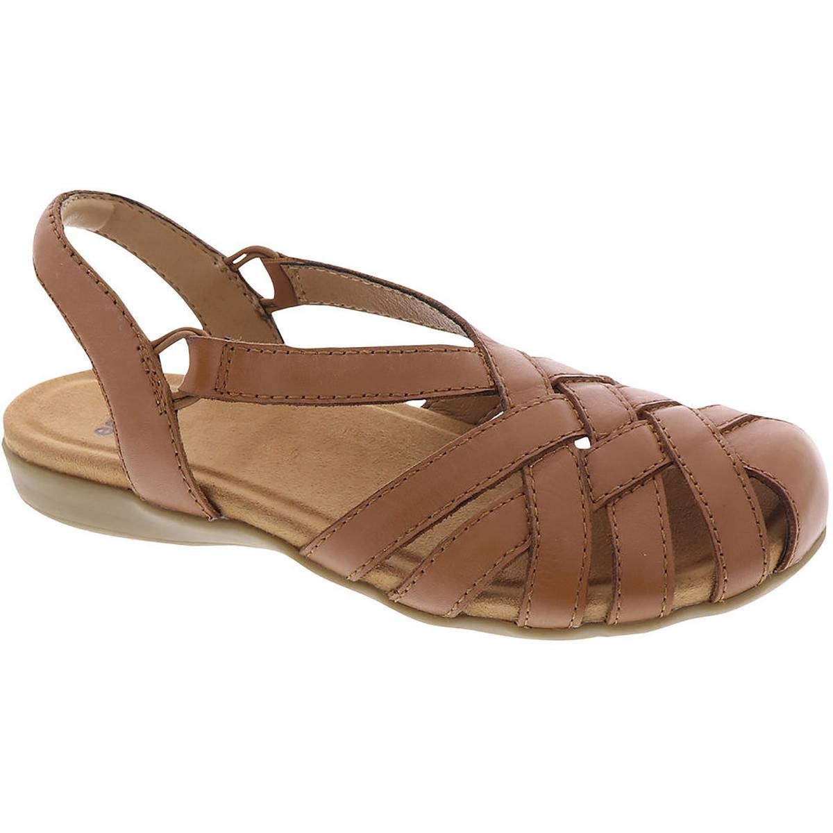 Женские босоножки Berri Tan на плоской подошве Earth Origins шириной 8 см C D W BHFO 0270 4990₽