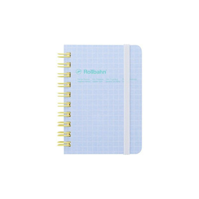 Delfonics Rollbahn Spiral Scuola Notebook: 3 in. x 4 in. (Light Blue) *mini-memo
