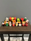 19 Piece Fischer Price Vintage Toy Lot