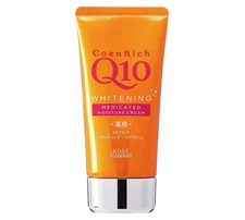 KOSE CoenRich Q10 Medicated Whitening Hand Cream Deep Moisture 80g, NEW