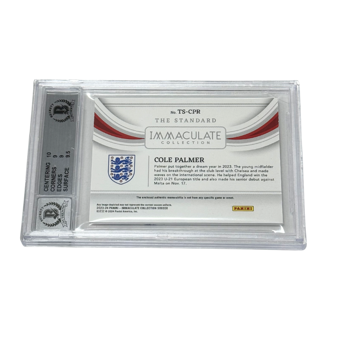 Cole Palmer Signed 2023-24 Panini Immaculate Memorabilia /49- BGS 