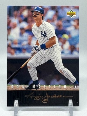 1993 Upper Deck DON MATTINGLY Reggie Jackson Clutch Performers #R14 Yankees
