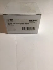 Blanco 441097 Matte Biscuit Disposal Waste Strainer For InSinkErator -NEW in box