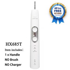 Philips Sonicare ProtectiveClean 6100 HX685T - White Electric Toothbrush Handle