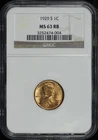 1929-S Lincoln Wheat Cent NGC MS-63 RB