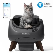 CATLINK Automatic Litter Box App Control 5G 2.4G WiFi Open Top 12L