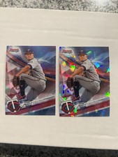 Lot Of 2 2017 Bowman's Best Jose Berrios ATOMIC REFRACTOR #16 Cracked Ice