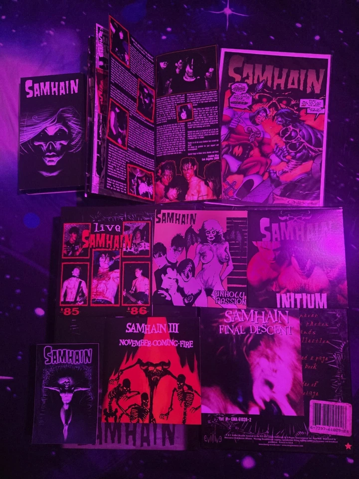 SAMHAIN CD Box Set (5 CD/comic/booklet/VHS box) DANZIG MISFITS Complete — 第 4/4 张图片
