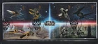 # NEW GB 2019 Star Wars 5th issue souvenir sheet as trimmed from FDC see listing