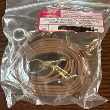 STUDIO THIRTY ONE 31 CROSSBODY STRAP CARMEL CHARM PEBBLE TAN