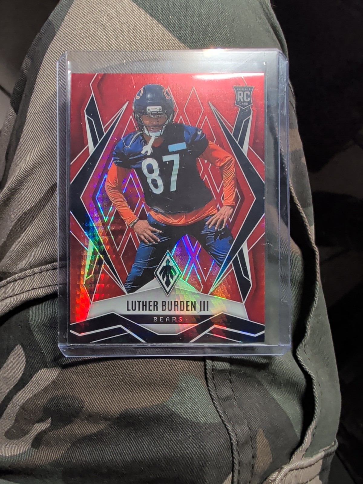 Luther Burden III- 2025 Panini Phoenix #196 Red Hyper Prizm #/399