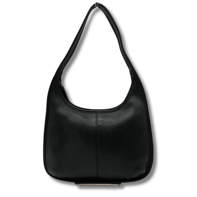 Coach Ergo Shoulder Bag 9025 Vintage Leather Black Made Old Coach