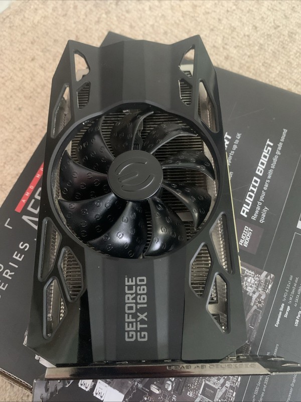 EVGA Nvidia GeForce GTX 1660 Black 6GB GDDR6 Graphics Card