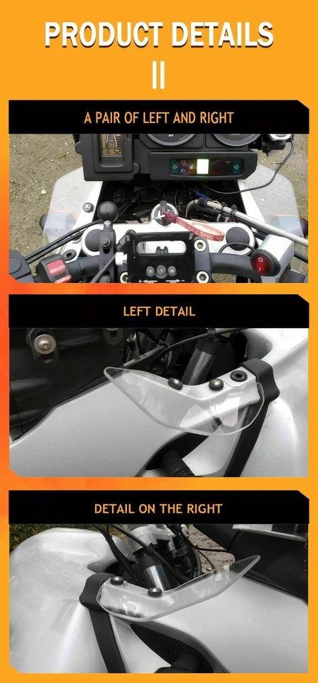 Cubierta de carenado deflector de viento lateral para motocicleta BMW R1150GS Adventure 2000-2006 Foto 2 de 4