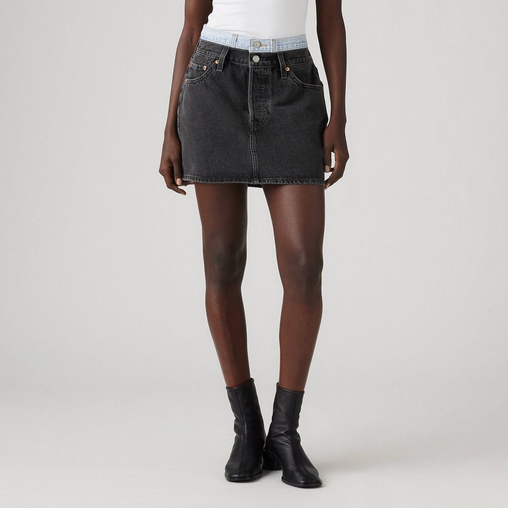 Женская мини-юбка Levis Icon с двойным поясом - Слоеный пирог 26