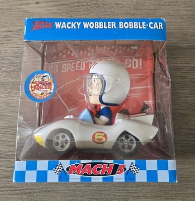 NEW 40th Anniversary Speed Racer Mach 5 Wacky Wobbler Bobble-Car Funko 2006