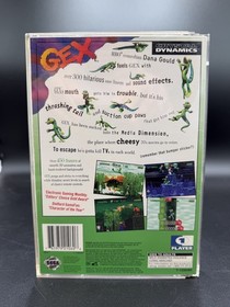 Sega Saturn Gex 1996 Complete in Box *Broken Hinge*