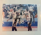 Michael Jordan & Magic Johnson Team USA 1992 Olympics Basketball Signed 8x10 COA
