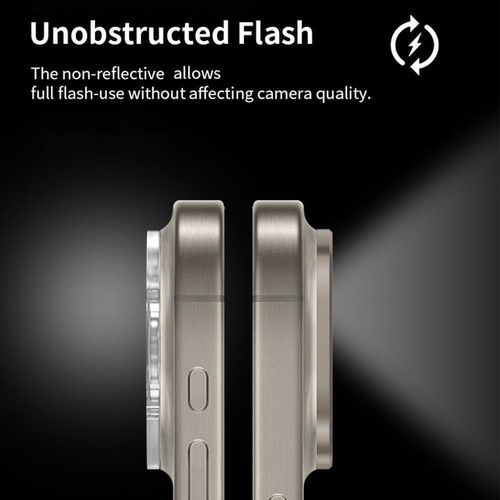 Metal Camera Bezel Protector For iPhone 16 Pro/Pro Cover Z5T0 Lens/Hollow C7V2 - Picture 10 of 19