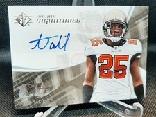 Aqib Talib | 2008 SP Authentic Signatures #158 Rookie RC Auto Football Card