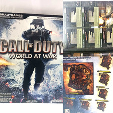 CALL OF DUTY WORLD OF WAR STRATEGY GAME GUIDE EXCLUSIVE FOLD OUT PS3/360/DS/PC