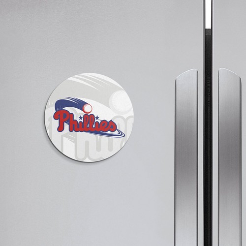 Philadelphia Phillies MLB | 4'' X 4'' Round Decorative Magnet - Picture 2 of 2