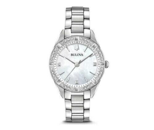 Bulova 96R228 Sutton Diamonds Reloj para mujer con diamantes