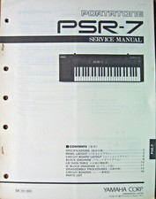 Yamaha Service Manual Original Book Pick1 for PSR Portatone Electronic Keyboards