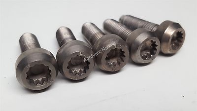 BBS OEM Wheel Split Rim Original Titanium Assembly Bolts M7 X 24mm *5 Pieces*