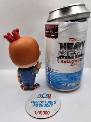 Funko Soda Heavy Metal Halloween 2023 FREDDY as CHUCKY With