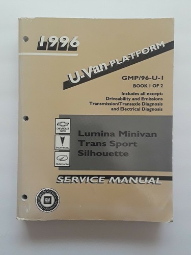 1996 CHEVY LUMINA MINIVAN TRANSPORT SILHOUETTE SERVICE MANUALs GM U-Van platform - Picture 2 of 5