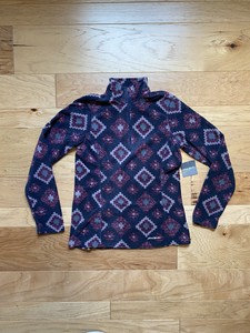 Womenâs Eddie Bauer Quarter Zip Fleece Aztec Sugarplum (XS) | eBay