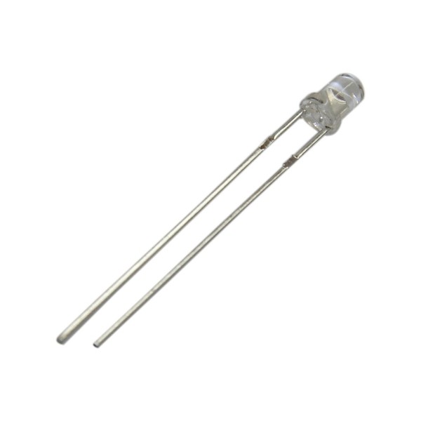 2X LL-304VC4B-V1-2BD Led 3 Mm Rot 800-1200Mcd 30° Front: GewöLbt Lucky Light-image