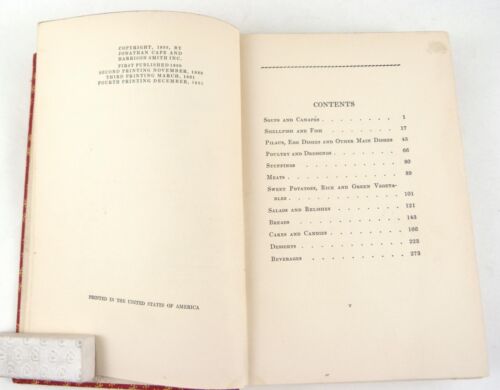 200 Years of Charleston Cooking by Rhett/Gay Cape/Smith ©1930 1st Ed. 4th Print - Picture 5 of 7