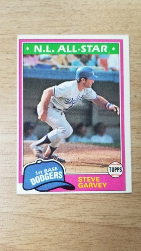 STEVE GARVEY 1981 Topps #530 SBC006