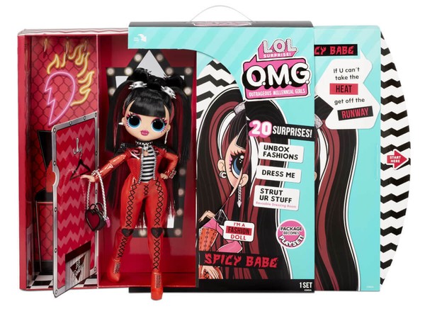 L.O.L. Surprise O.M.G. Spicy Babe Series 4 Doll 572770EUC Neu/Ovp LOL OMG Puppe-image