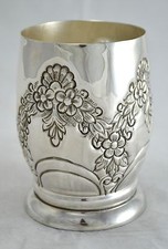 N8464 FAVOLOSO PORTAPENNE BICCHIERE  ARGENTO SHEFFIELD COLLECTION