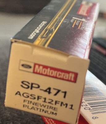 1X Motorcraft Spark Plug Motorcraft  SP-471, AGSF12FM1