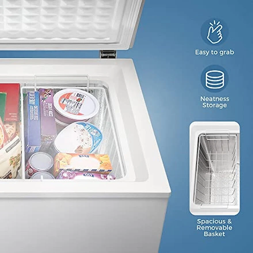 How big is a 3.5 cubic foot freezer deals