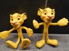 Disney Lion King Simba Bendable toy figure-4"- 2000's- 3 of them- 1 never opened — photo 2
