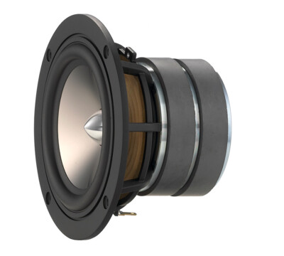 Visaton TI 100 8 Ohm High-Tech-Bassmittelton-Chassis Alu.,Tiefmitteltöner 070133