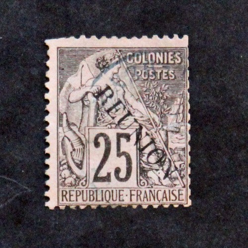 Timbre REUNION - Yvert et Tellier n°24 Obl (Cyn32) Stamp - 第 1/1 張圖片